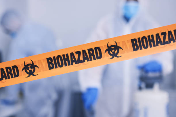 Professional Biohazard Cleanup technician working in Oostburg, WI
